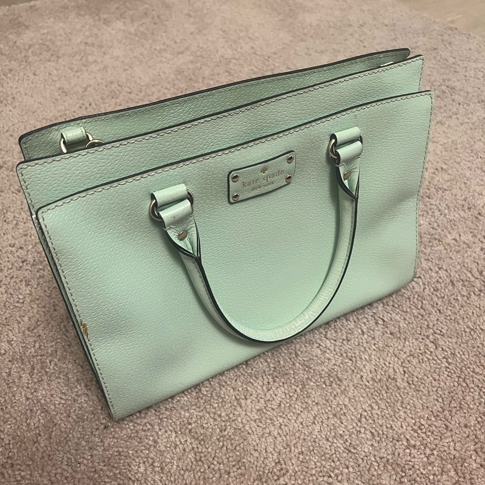 Kate Spade Mint Green Tote Bag